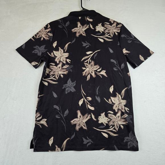 All in Motion Polo Shirt Mens Moisture Wicking Floral Golf Shirt Small 0611 - Picture 3 of 10